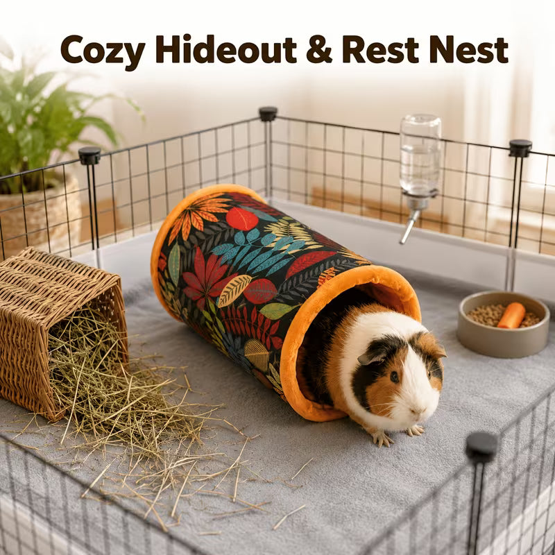 Cozy Small Animal Tunnel Bed Hideout