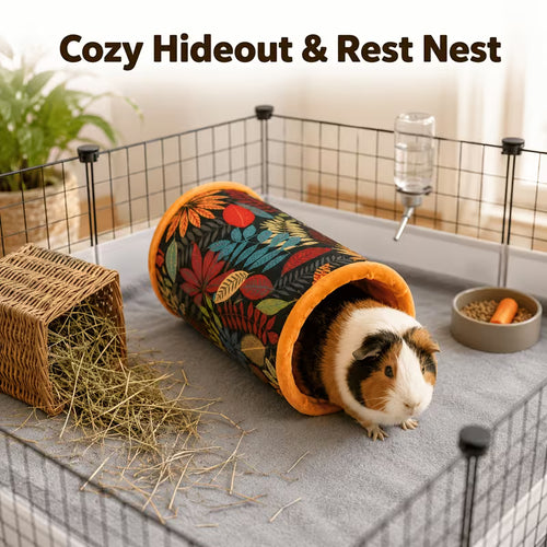 Cozy Small Animal Tunnel Bed Hideout