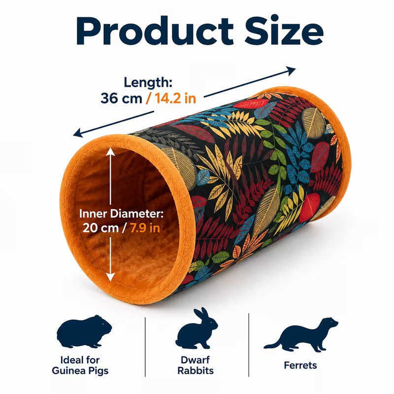 Cozy Small Animal Tunnel Bed Hideout