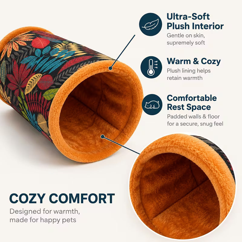 Cozy Small Animal Tunnel Bed Hideout