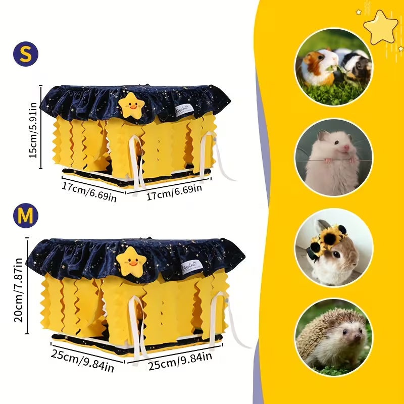 Small Pet Tassel Bed Tunnel Hideout