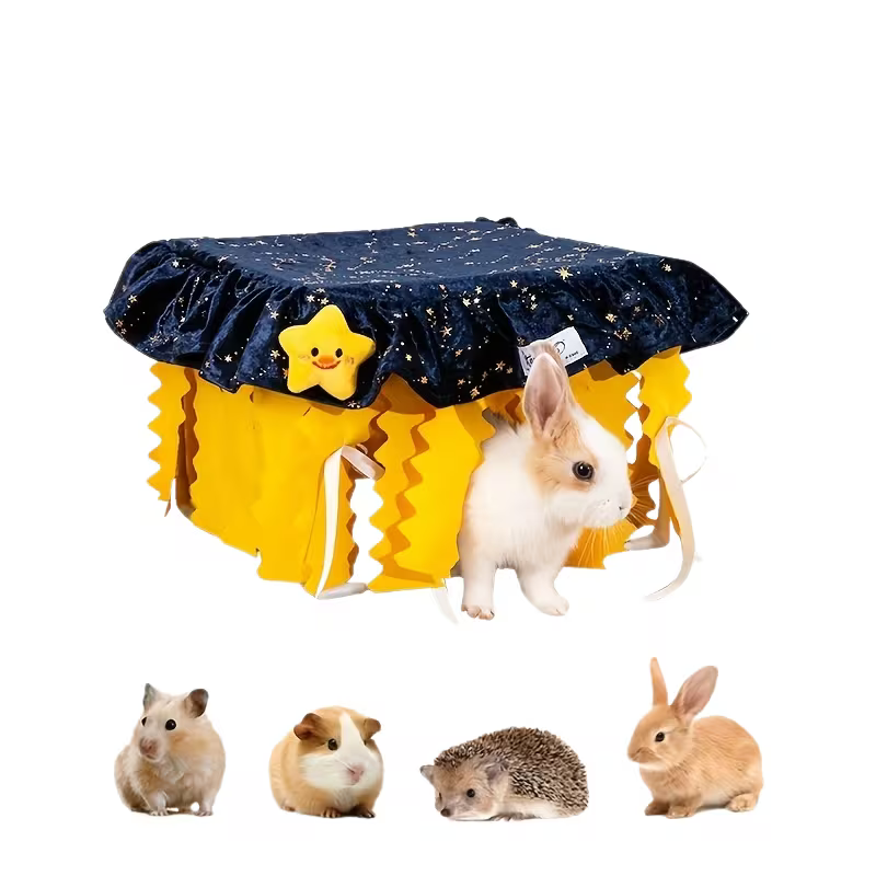 Small Pet Tassel Bed Tunnel Hideout