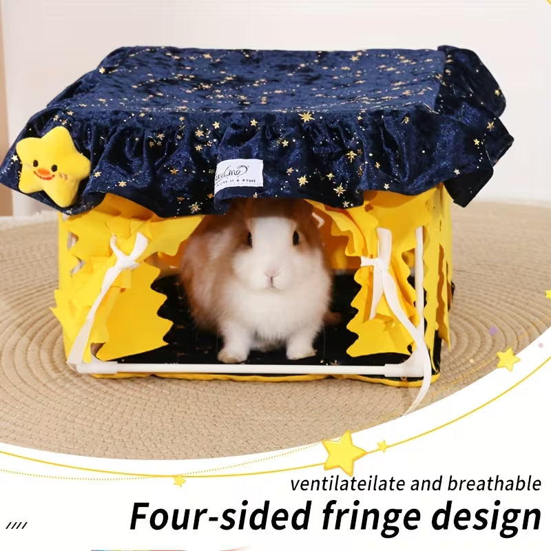 Small Pet Tassel Bed Tunnel Hideout